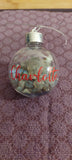 Personalised Chrystal Chip Baubles